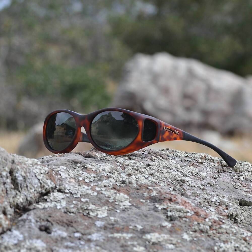 NEW COCOONS stream line s unisex fitover sunglasses in tortoise/ grey